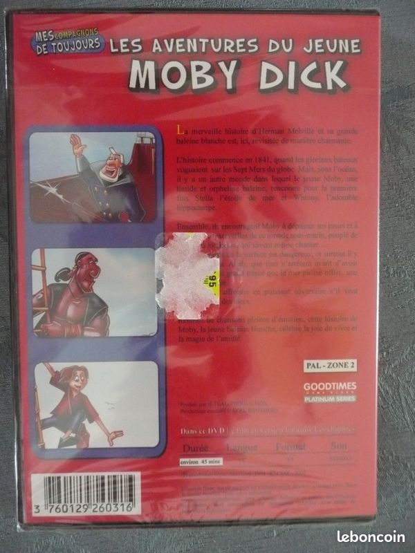 DVD "Les aventures du jeune Moby Dick" (image 2)