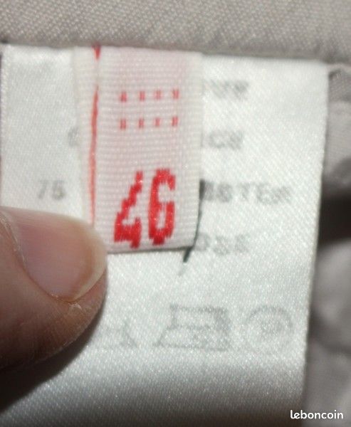 Jupe grise doublée T46 (4) (image 6)