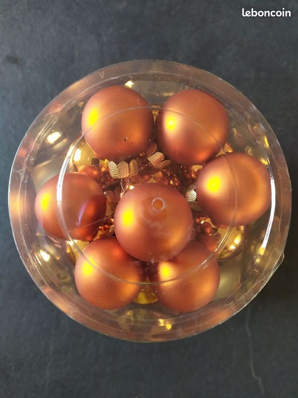 Boite boules de Noël en verre (image 4)