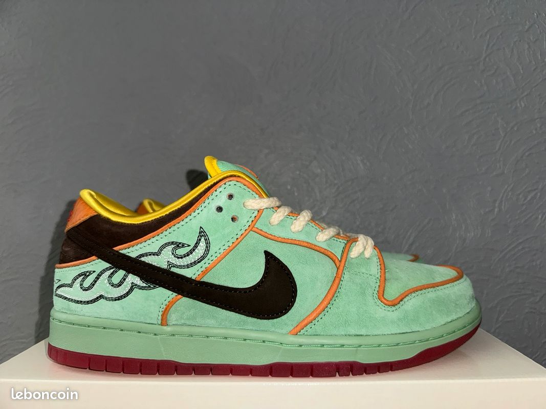 Sb Dunk Nike Rouge Jaune Vert Nike SB Dunk Low BHM « Tourmaline