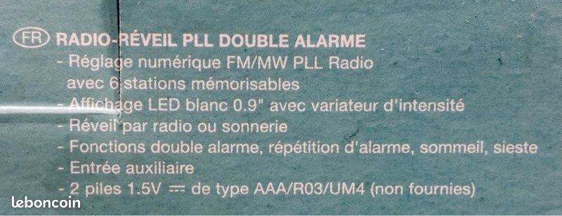 Radio réveil muse (image 2)