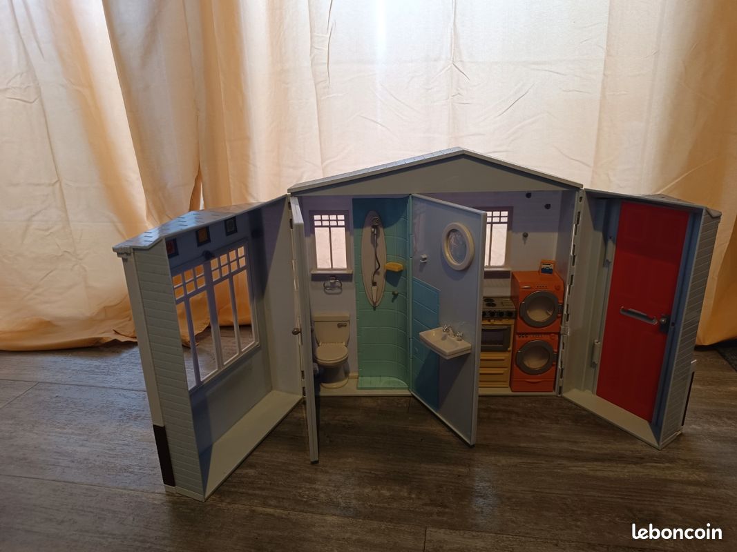 Lot De 7 Poupées Familiales Avec 4 Chiens – Maison De Poupée En Bois, Membres Mobiles, Jeu De Rôle Imaginatif Pour Enfants