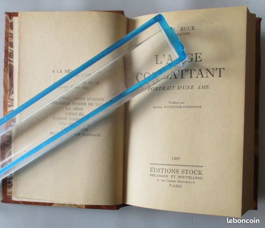 L'ange combattant / Pearl Buck (eric livre 54200) (image 3)