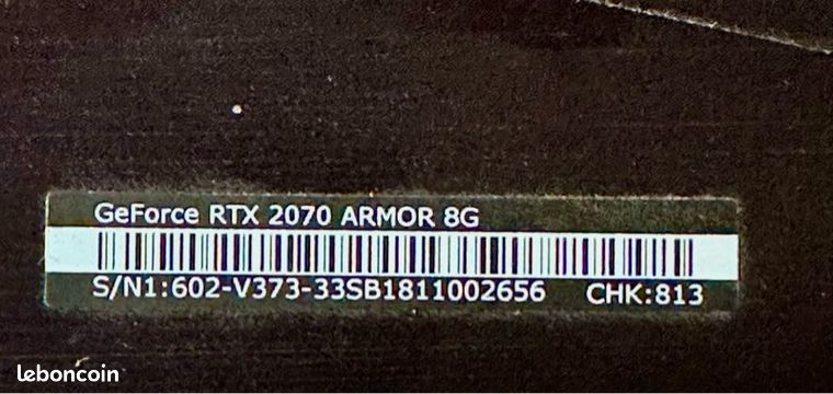 MSI RTX 2070 Armor 8G 6