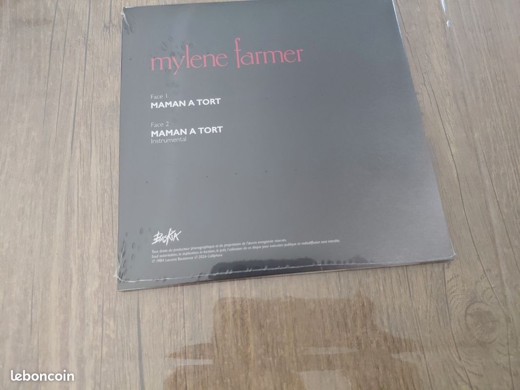 Mylène Farmer 45 tours maman a tort (image 6)