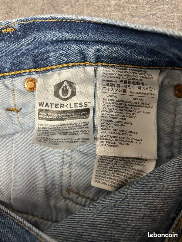 Carton58) Lots de deux Jeans Homme LEVI ‘STRAUSS&CO taille 42 voir toute les mesures (image 14)