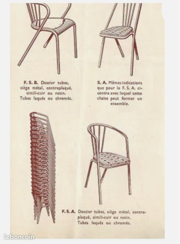 4 Fauteuils Surpil Julien Henri Porché (image 14)