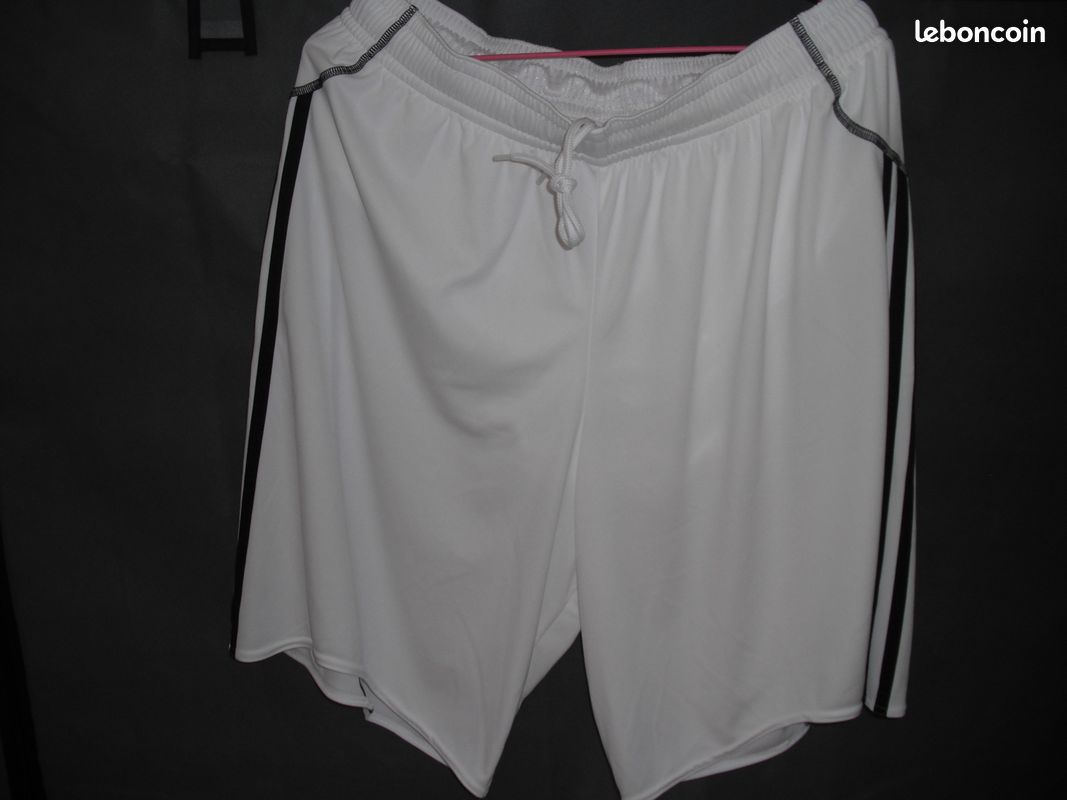 Maillot de foot + short blanc adidas (image 3)