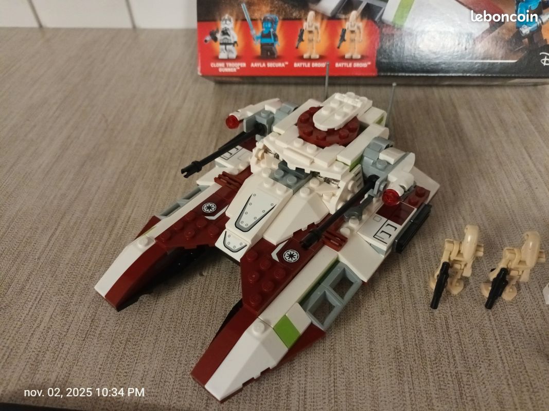 Lego Star Wars ref 75182 République Fighter Tank Jeux Jouets