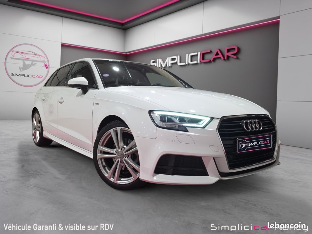 AUDI A3 SPORTBACK S-LINE S-TRONIC 1.5 TFSI 150cv Sièges chauffants Toit ouvrant garantie 12 mois (image 1)