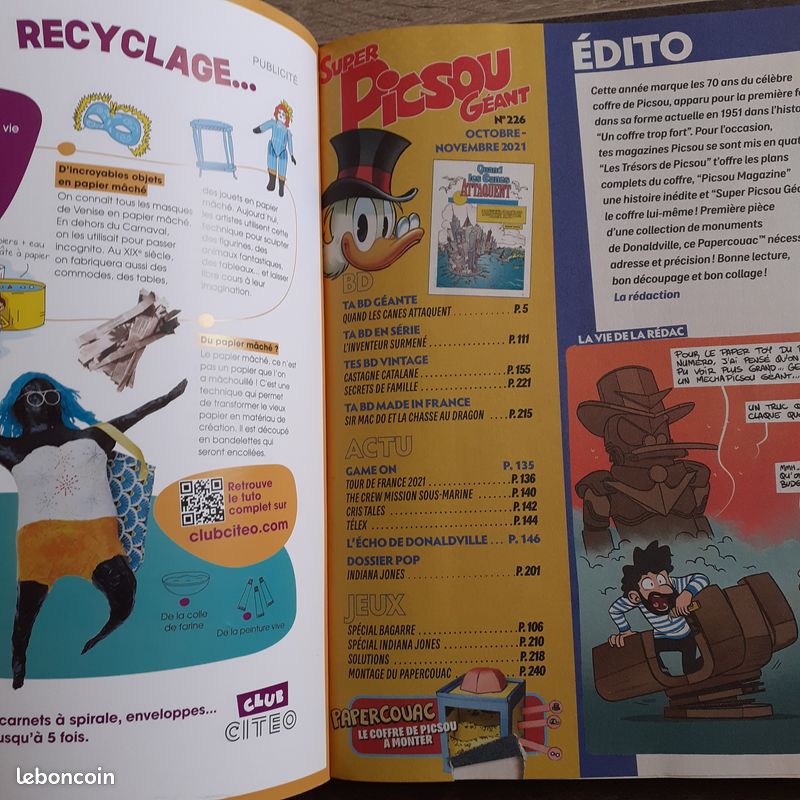 Livre album SUPER PICSOU géant (image 2)