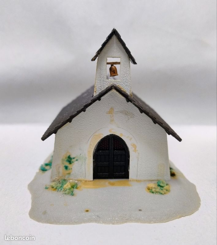 Maquette De Chapelle Jouef Ho - Bâtiment Pour Train Miniature, Échelle HO, Occasion
