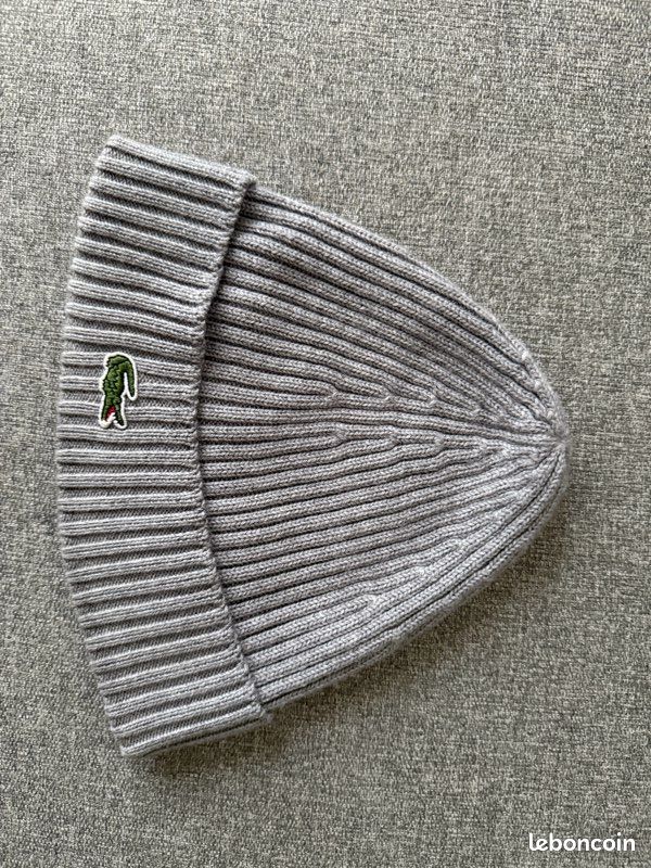 Bonnet Lacoste Gris Chine Accessoires Bagagerie