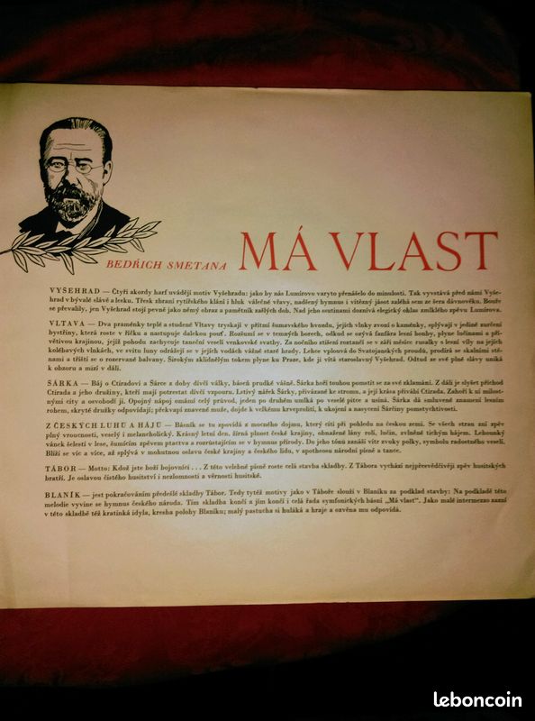 COFFRET 10 Vinyles classiques ( B. SMETANA ma vlast 1943 ) (image 2)