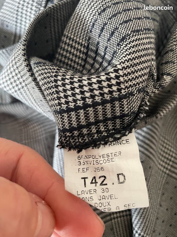 Jupe évasée avec fermeture au dos - Taille 42 (image 4)