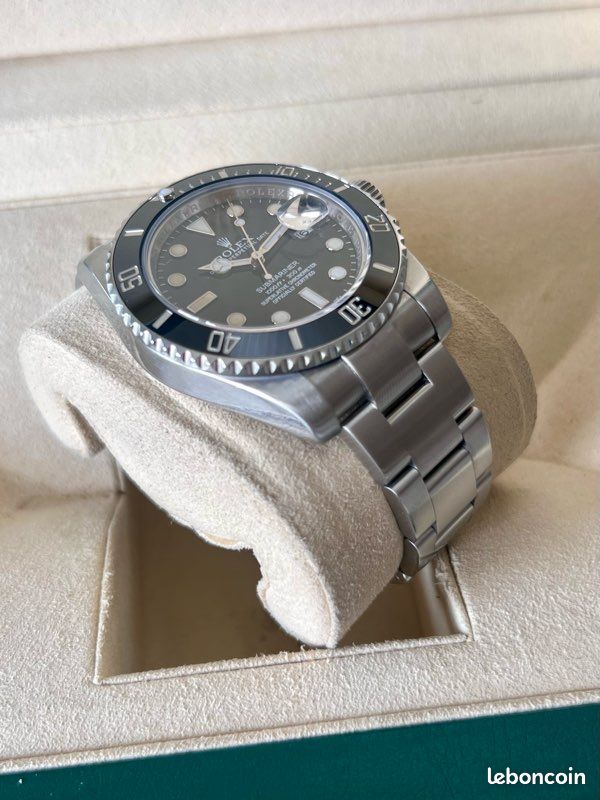 Rolex Submariner 116610LN 2019 Full Set révisée Bianchi Marseille montre automatique homme luxe plongée Oyster acier cadran noir lunette céramique boîte papiers maillons étanchéité (image 14)