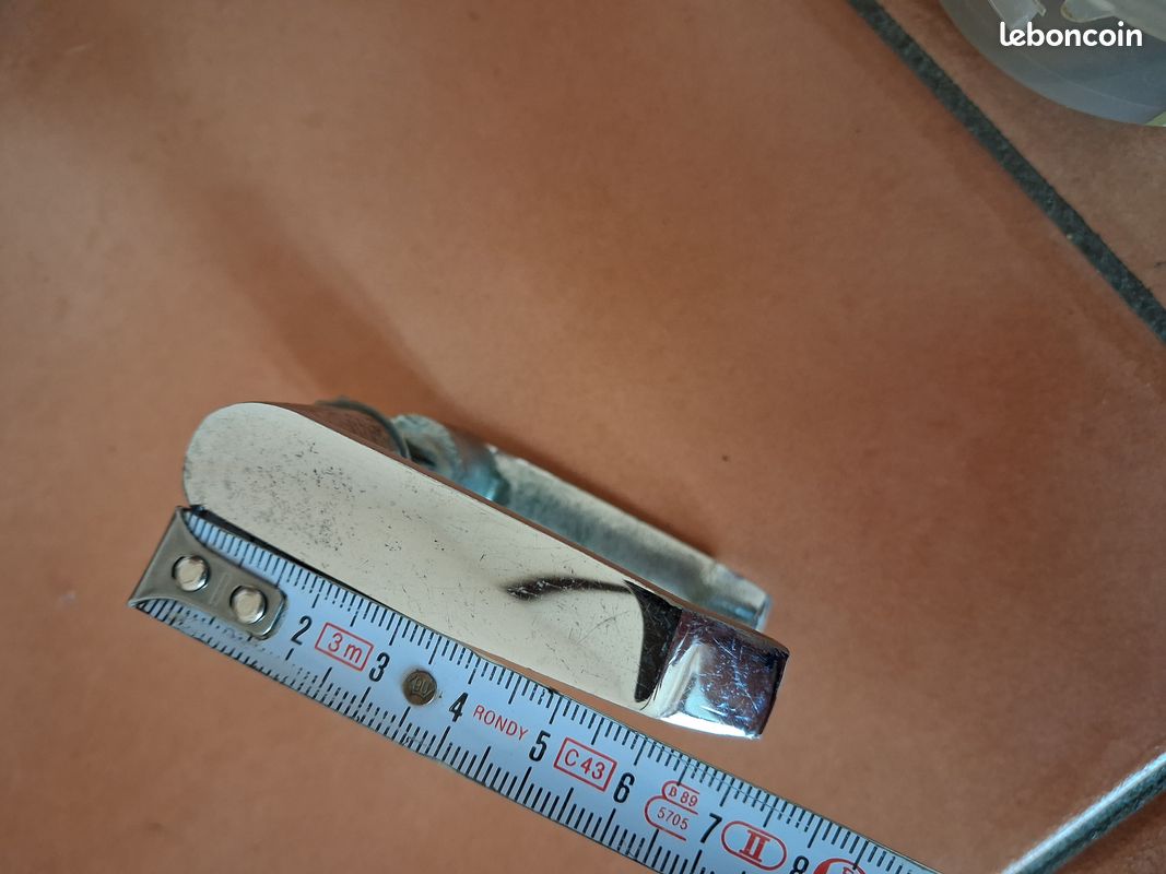 Béquille de porte vintage Poignée tirage double d'occasion (image 8)