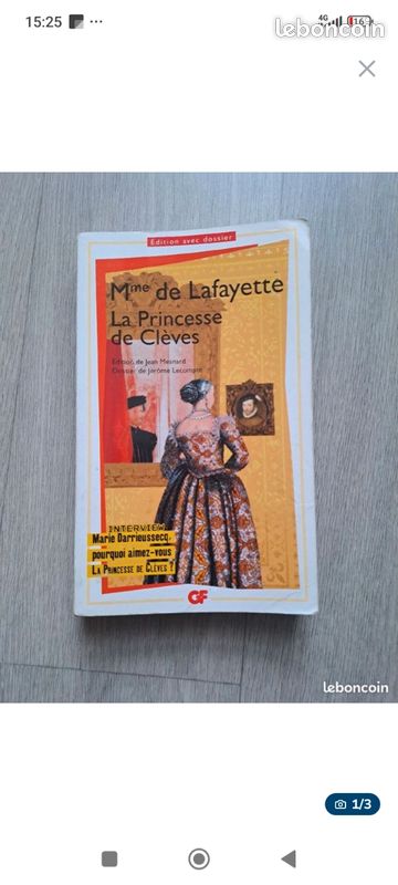 Livre la princesse de cleves (image 1)