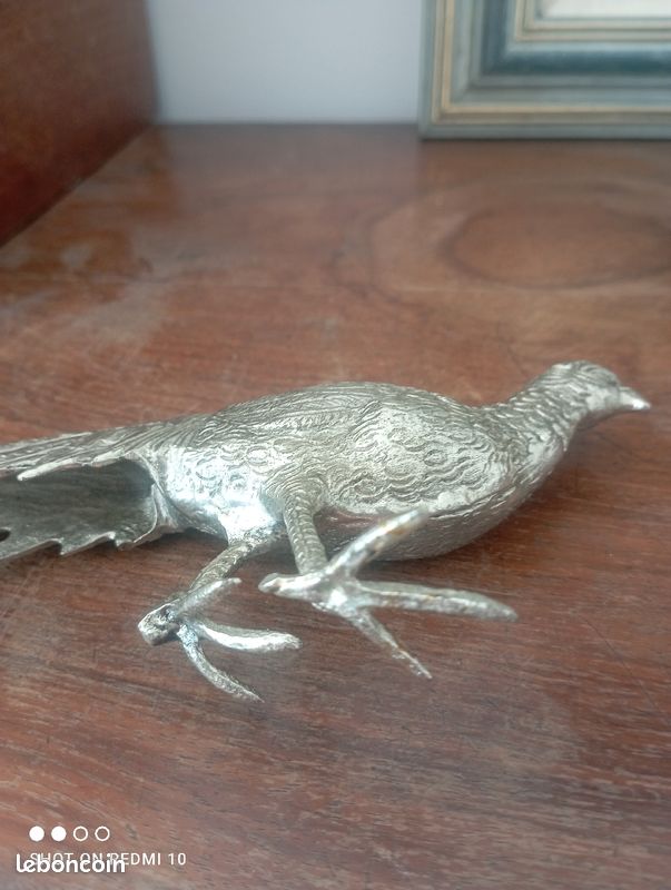 Sculpture faisan en laiton (image 4)