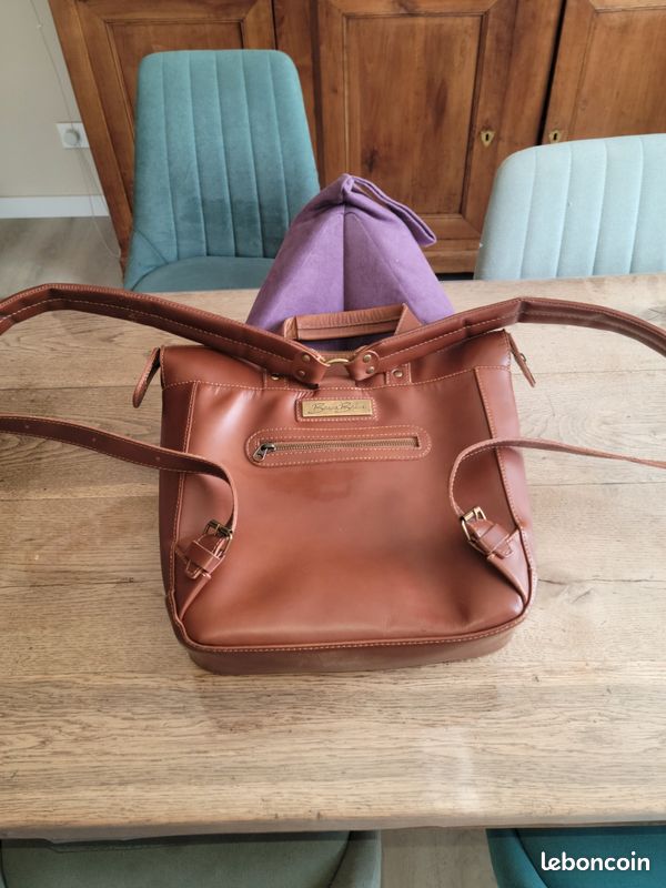 Sac cuir beara beara Murphy caramel (image 2)