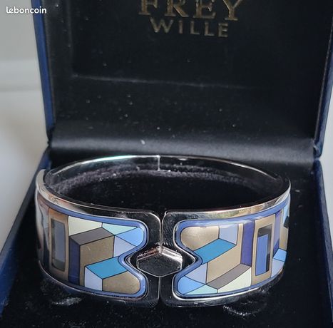 Bracelet & Pendentif émail Michaela Frey Wille - Doré - Occasion - Achat Séparé Possible