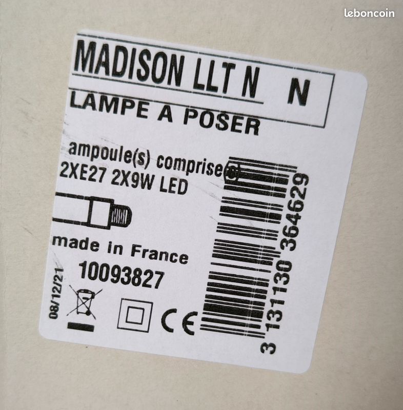 Aluminor Madison LT noir (NEUVE) (image 3)