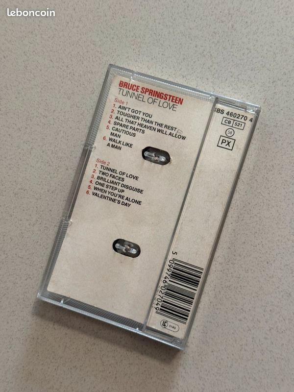 Cassette K7 Audio Bruce Springsteen Tunnel Of Love (image 2)