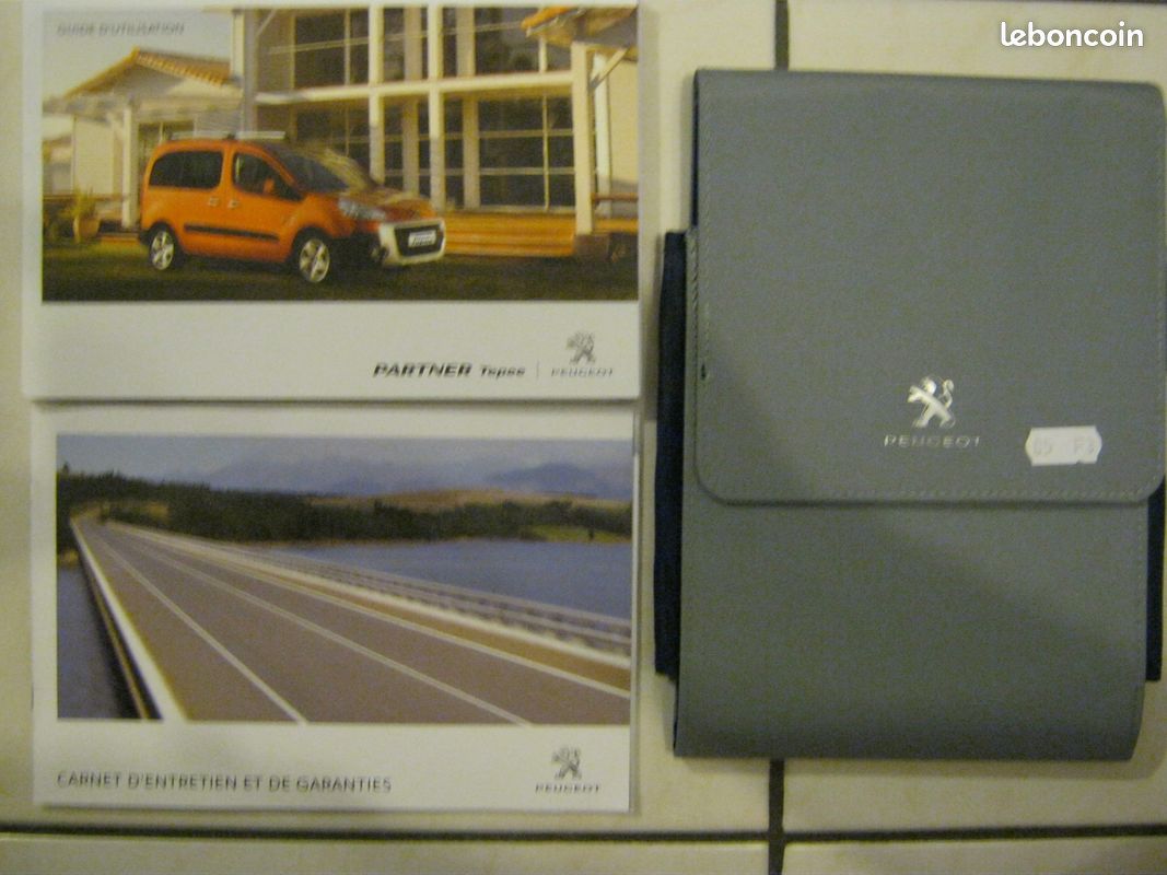 ANCIEN PARTNER TEPEE PEUGEOT notice+ carnet + étui - Équipement auto