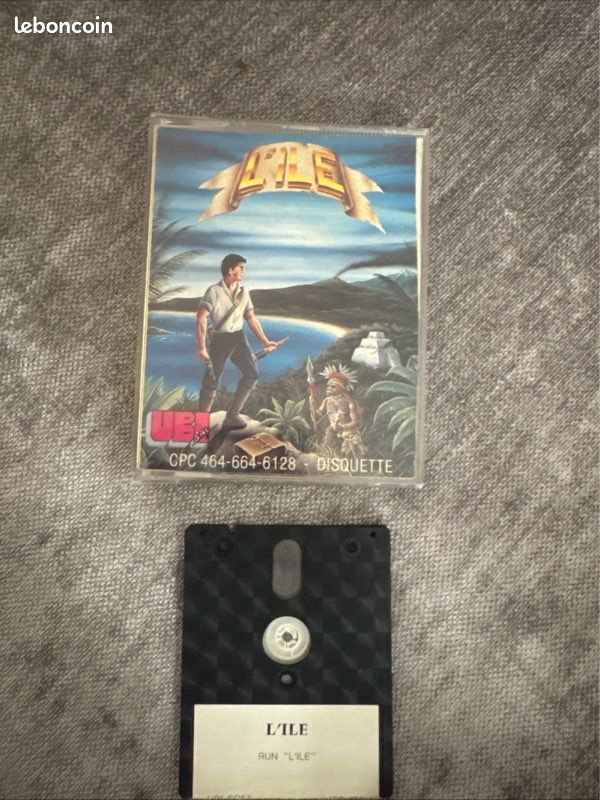 Jeu Amstrad : L’île ( Rare ) (image 2)