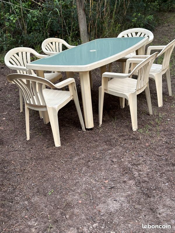 Table de Jardin et 6 chaises (image 3)