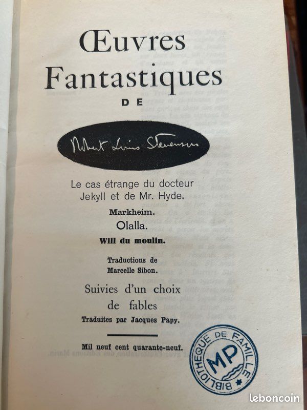 Lots de 8 livres rares de 1961 collection le club français du livre (image 7)