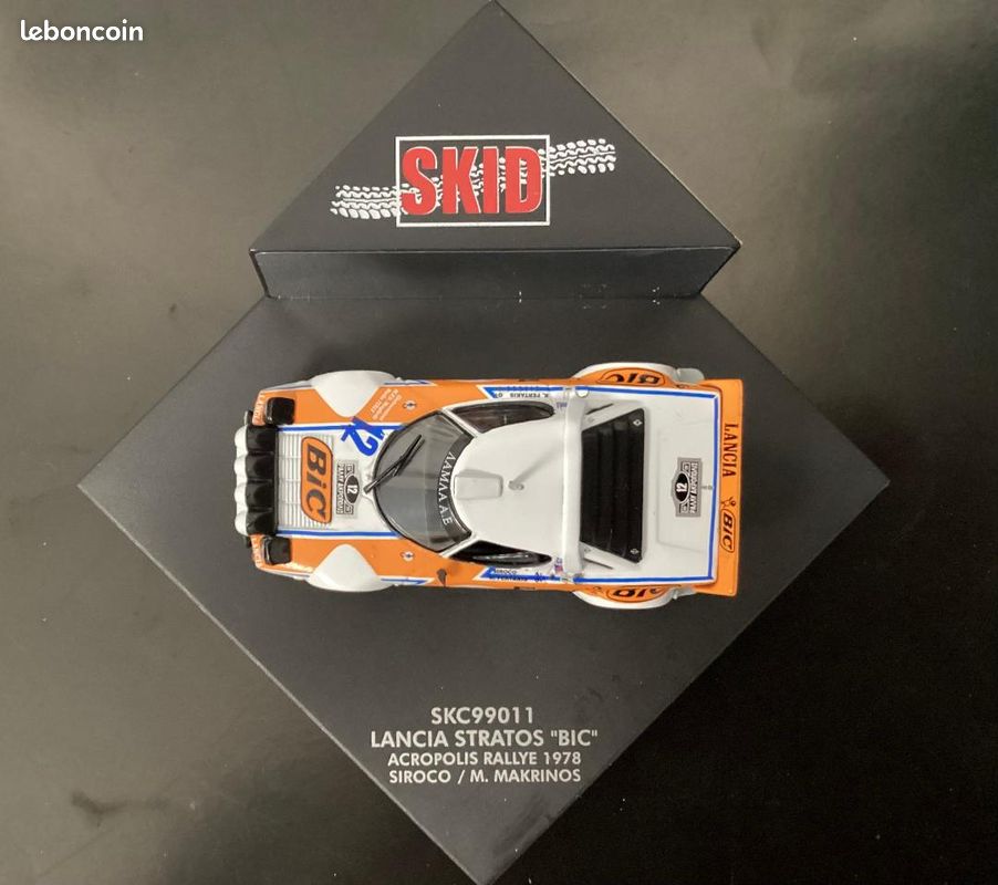 MINIATURE 1/43 LANCIA Stratos TDC 81 B.Darniche transkit résine