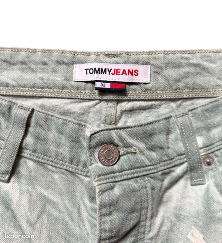 Bermuda jean TOMMY HILFIGER 32 ( neuf ) (image 4)
