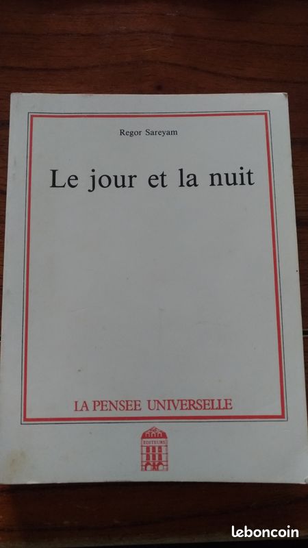 Livre Le jour et la nuit de Regor Sareyam (image 1)