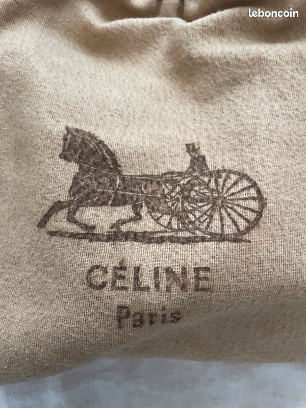 Sac Céline vintage Classic box bleu marine bon état (image 5)