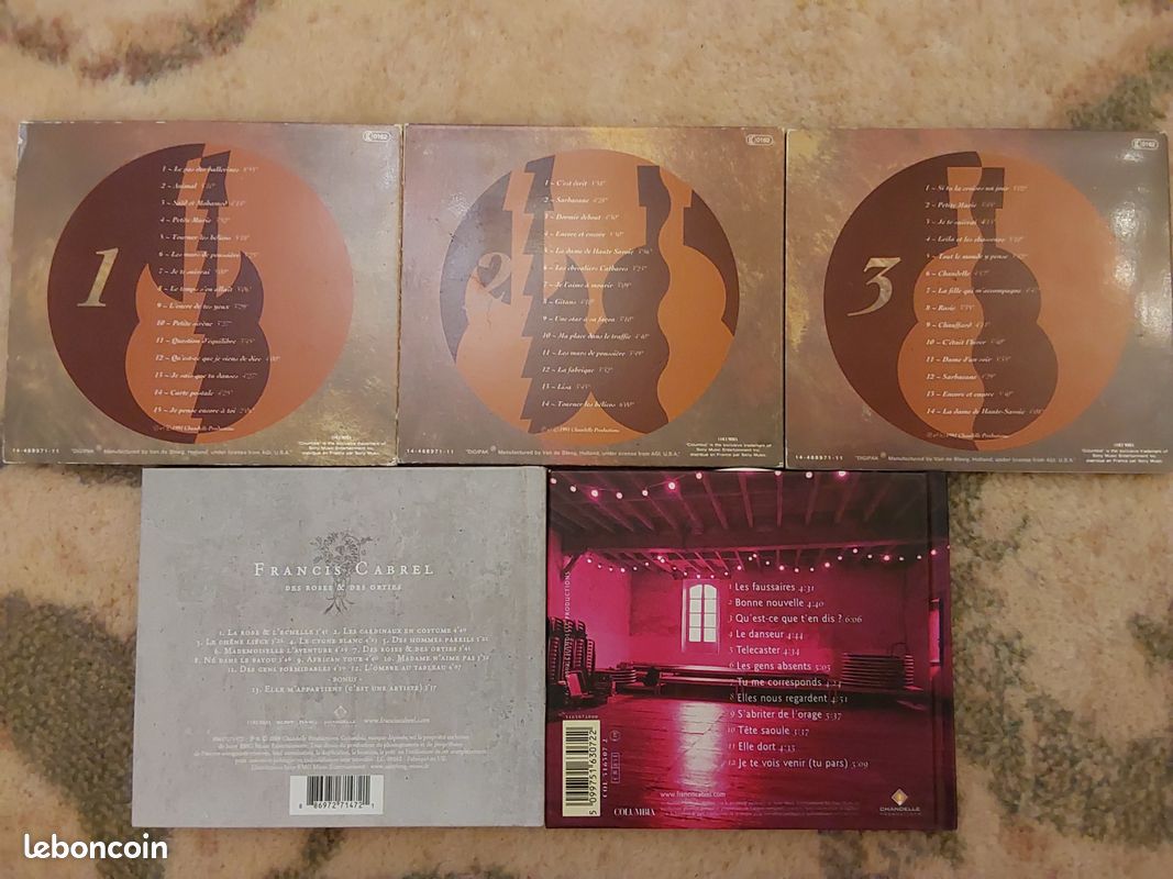 Lot CD Cabrel (image 2)