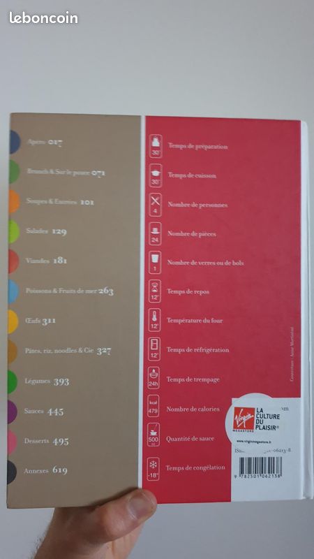 Marabout Chef - 900 recettes (''Testé 3 fois''... Le top, excellent livre pour bibliothèque culinaire, comme neuf) (image 2)