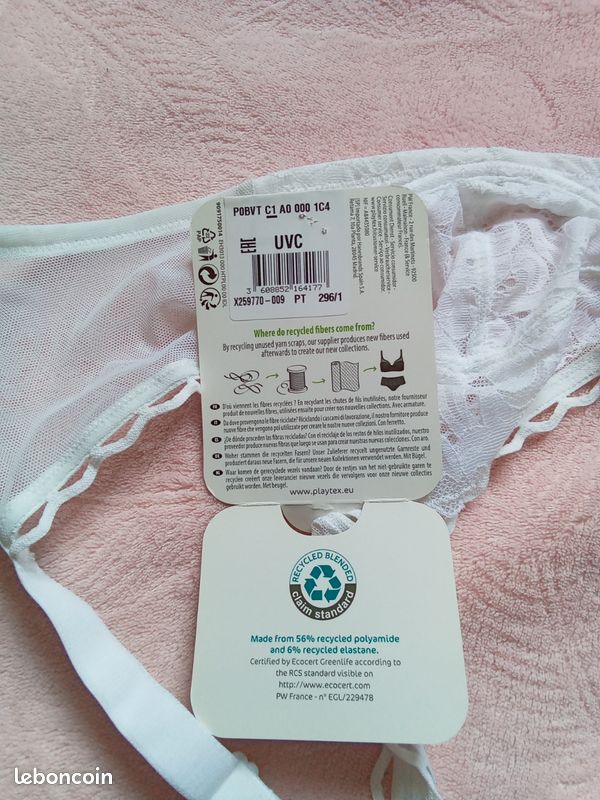 Soutien gorge, 90C , Playtex, neuf (image 4)