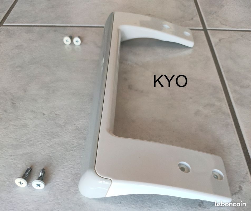 Poignée Porte Frigo Whirlpool Compatible 481949878494 481249818347 - Remplacement Facile