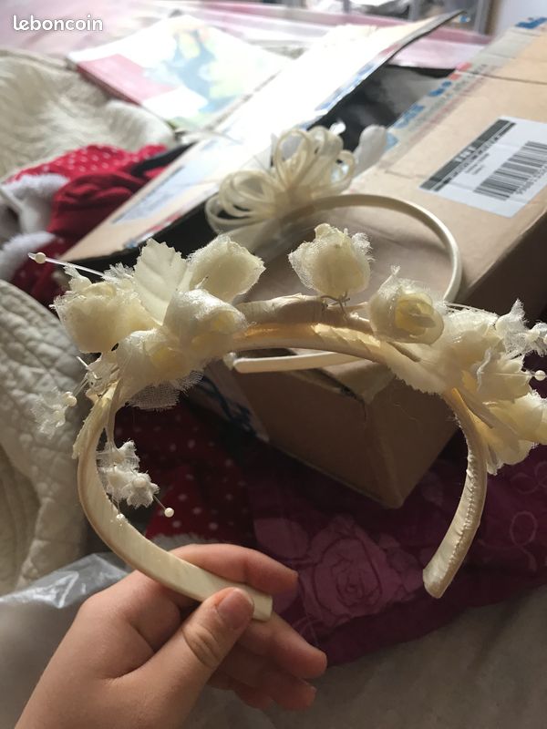 Serre tête pour baptême ou mariage (image 3)