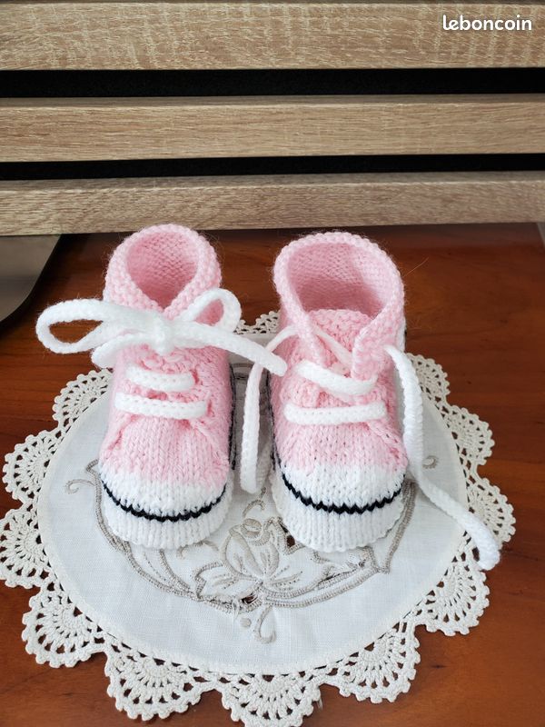 Chaussons baskets style 