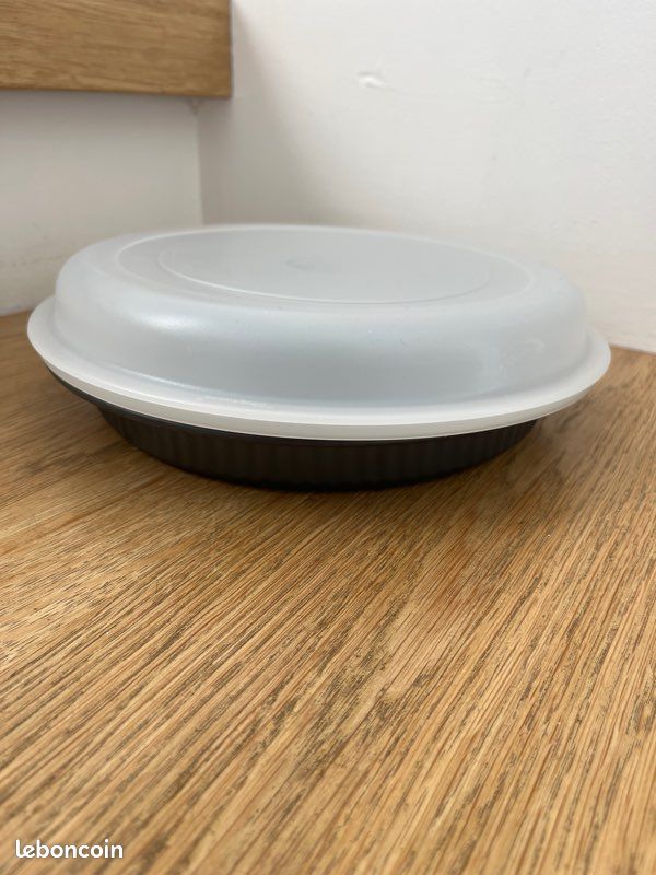 Tourtière Ultra Pro Tupperware 1,25L Avec Couvercle De Conservation - Ronde