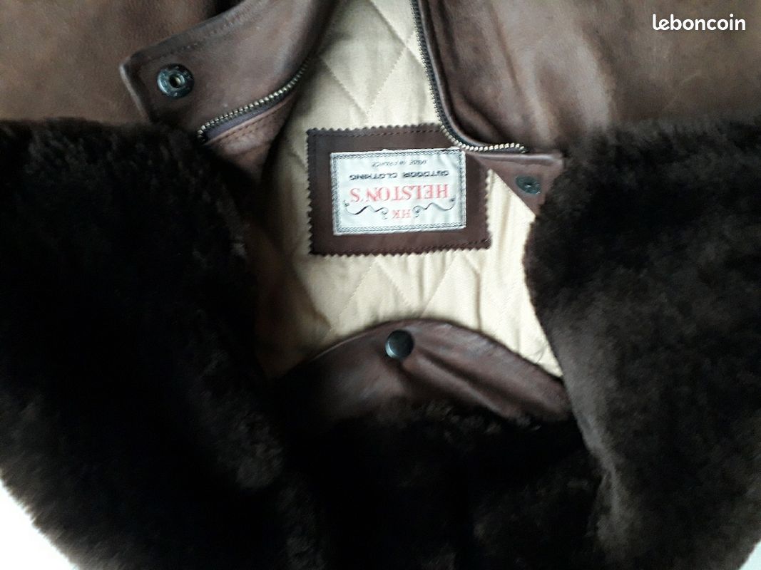 Blouson homme cuir Tb etat, de marque HELSTON'S (image 4)