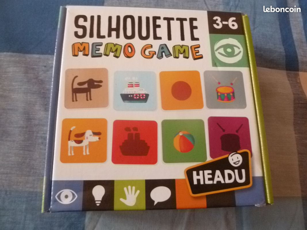 Silhouette memo game jeu - 3 euro si à envoyer (image 1)