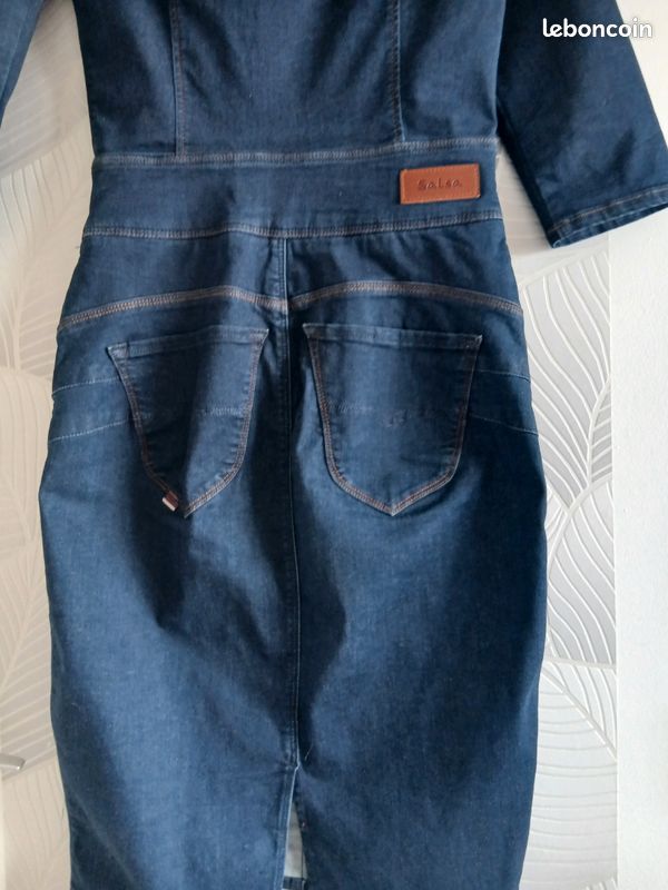 Robe femme jeans haute qualité (image 6)