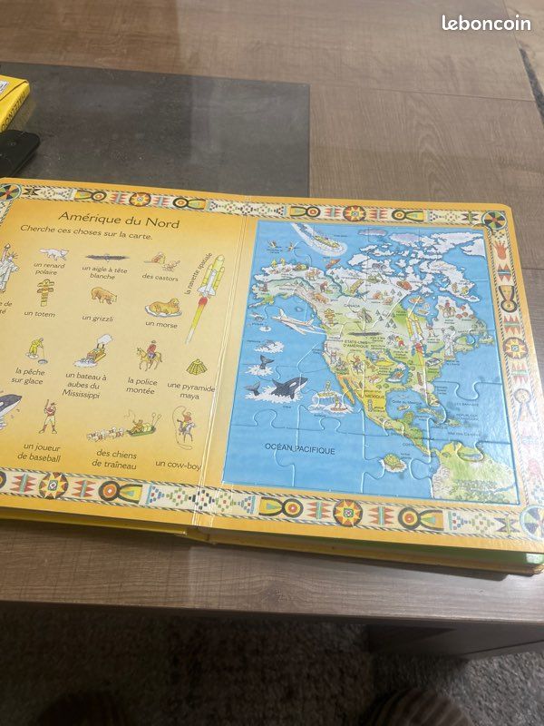Livre puzzle atlas (image 4)