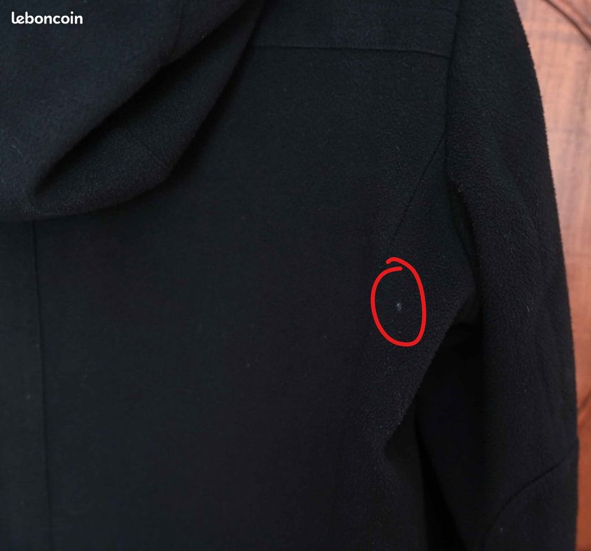 Devred veste longue noire. Taille M (image 6)