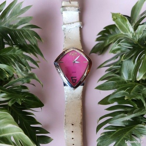 Montre Guess Vintage Quartz Édition Limitée - Bracelet En Cuir - Occasion Pour Femme