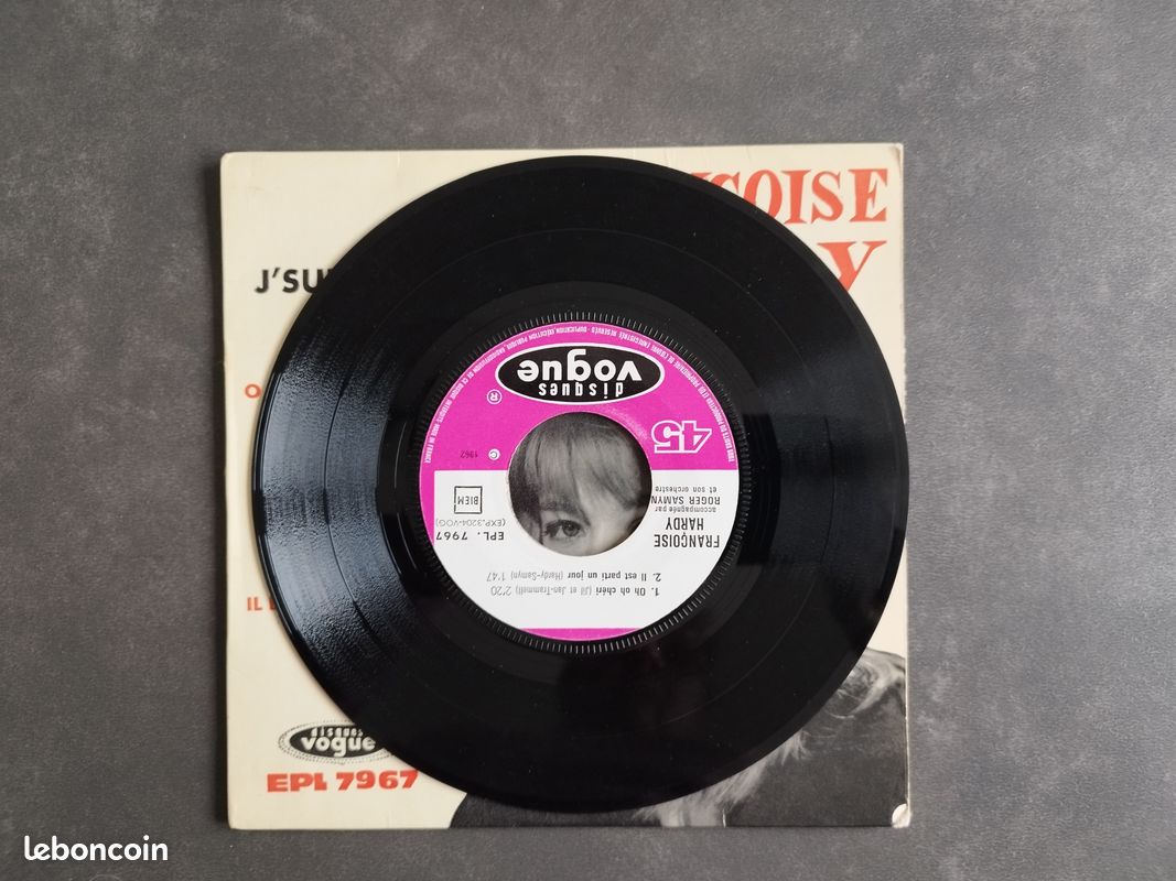 Collection - Disques Françoise Hardy & Edith Piaf 45 Tours – Réf 111 (image 3)