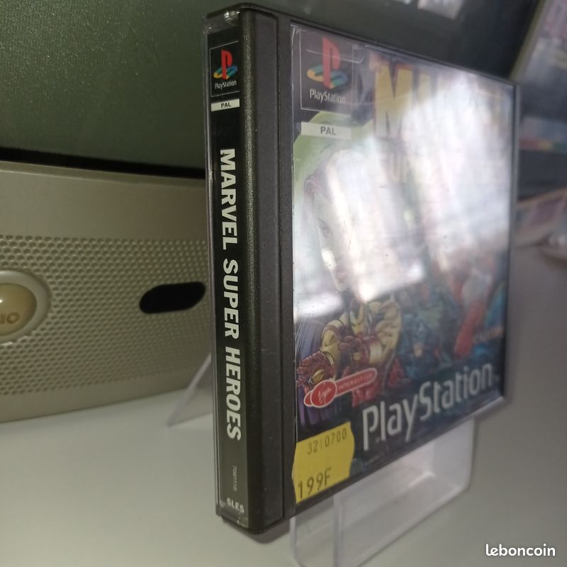 Marvel Super Heroes Sur PS1 - Complet, PAL, Très Bon état - Jeu De Combat Capcom
